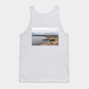 Rocky landscape on the ocean Tank Top